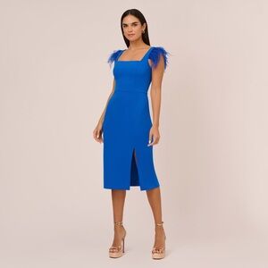 Aidan Blue classy fit women’s dress